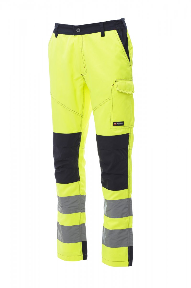 fluogelb/marineblau