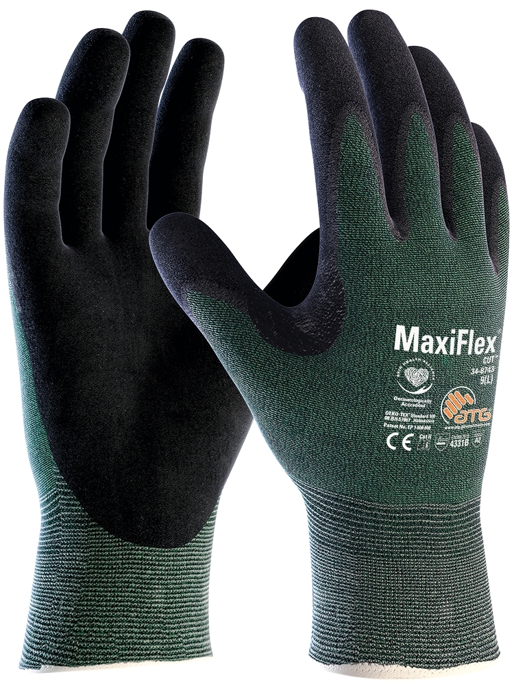 MaxiFlex® Cut™ Schnittschutz-Strickhandschuhe (34-8743V), Automatenverpackung