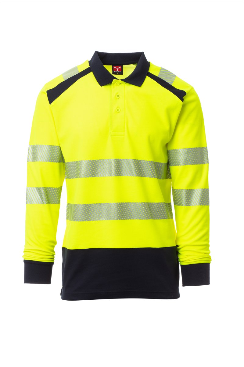 fluogelb/marineblau