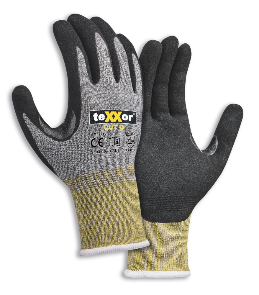 Schnittschutz-Strickhandschuhe CUT D