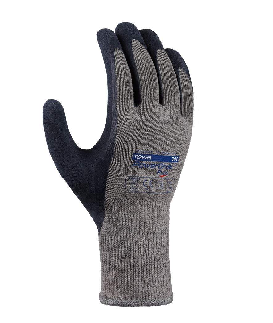 Baumwoll-/Polyester-Strickhandschuhe PowerGrab® Plus
