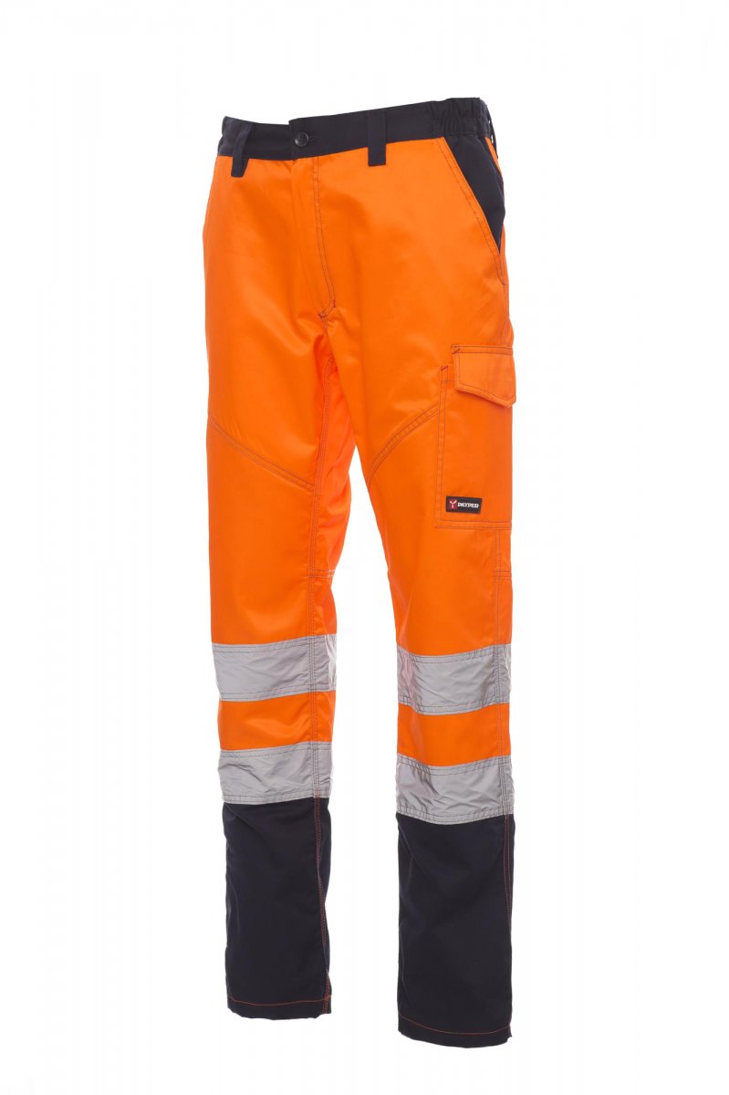 fluoorange/marineblau