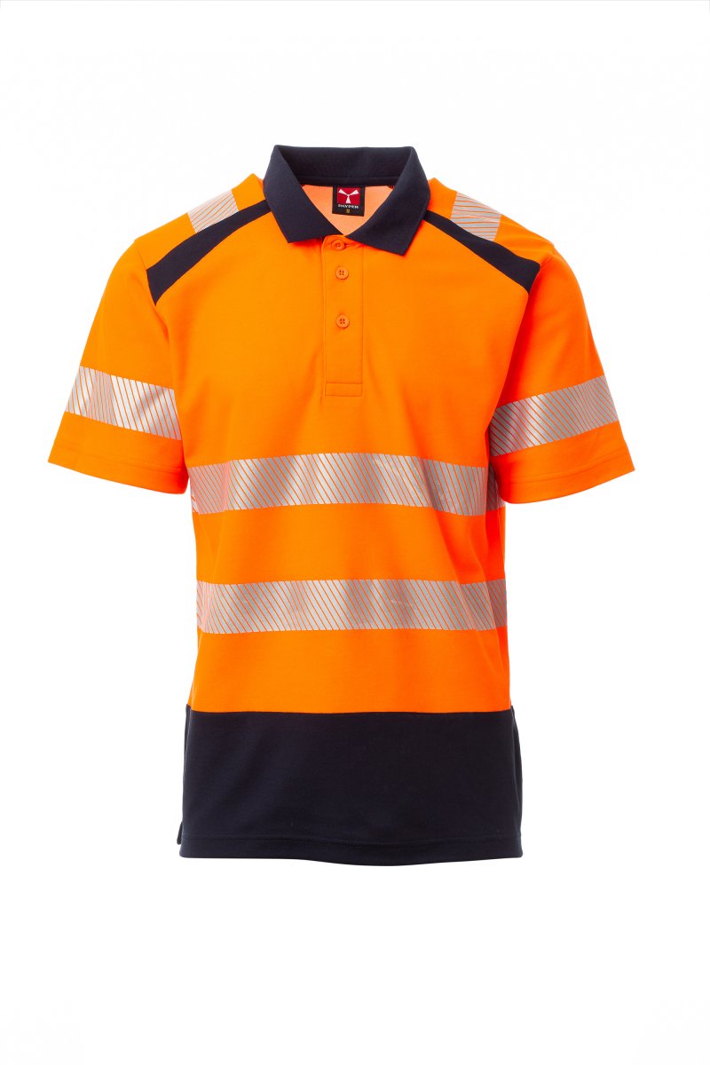 fluoorange/marineblau