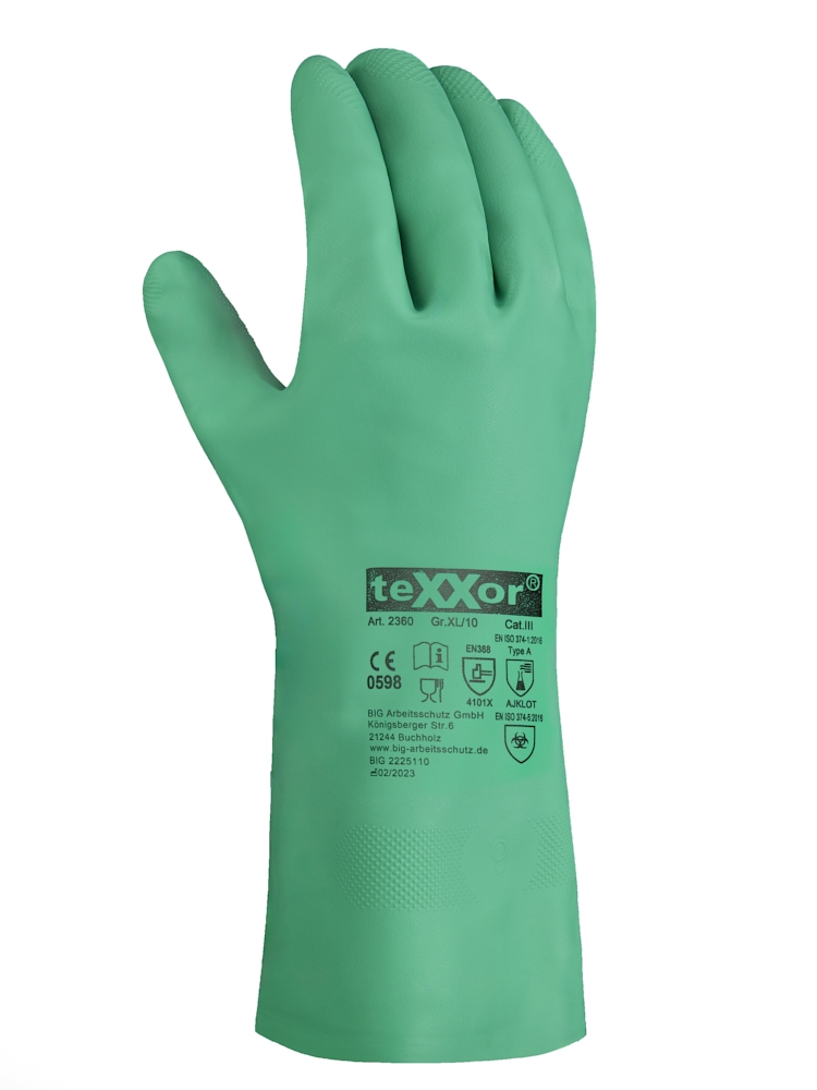 Chemikalienschutz-Handschuhe NITRIL