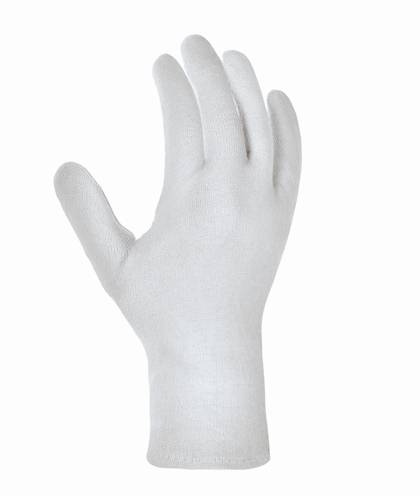 Baumwolltrikot-Handschuhe MITTELSCHWER ohne Schichtel