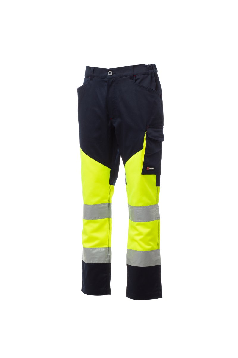 fluogelb/marineblau