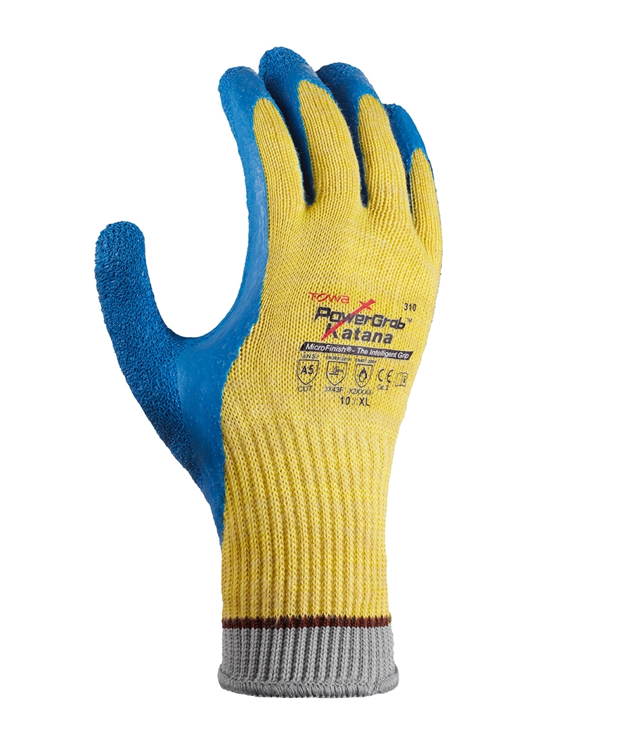 Aramid-Faser Strickhandschuhe PowerGrab® Katana