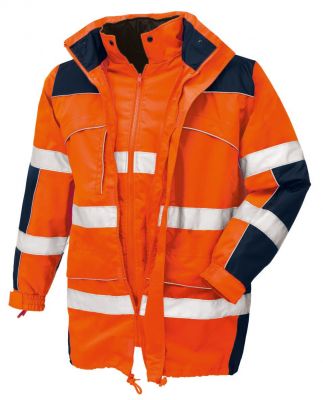 leuchtorange/navy M