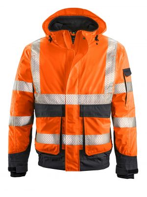 leuchtorange/grau L