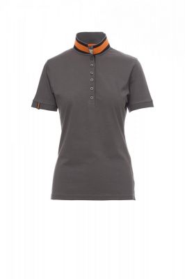 rauch/vibrierendes orange-schwarz XL